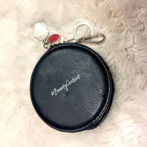 New Sephora keychain coin wallet makeup cosmetic bag pouch